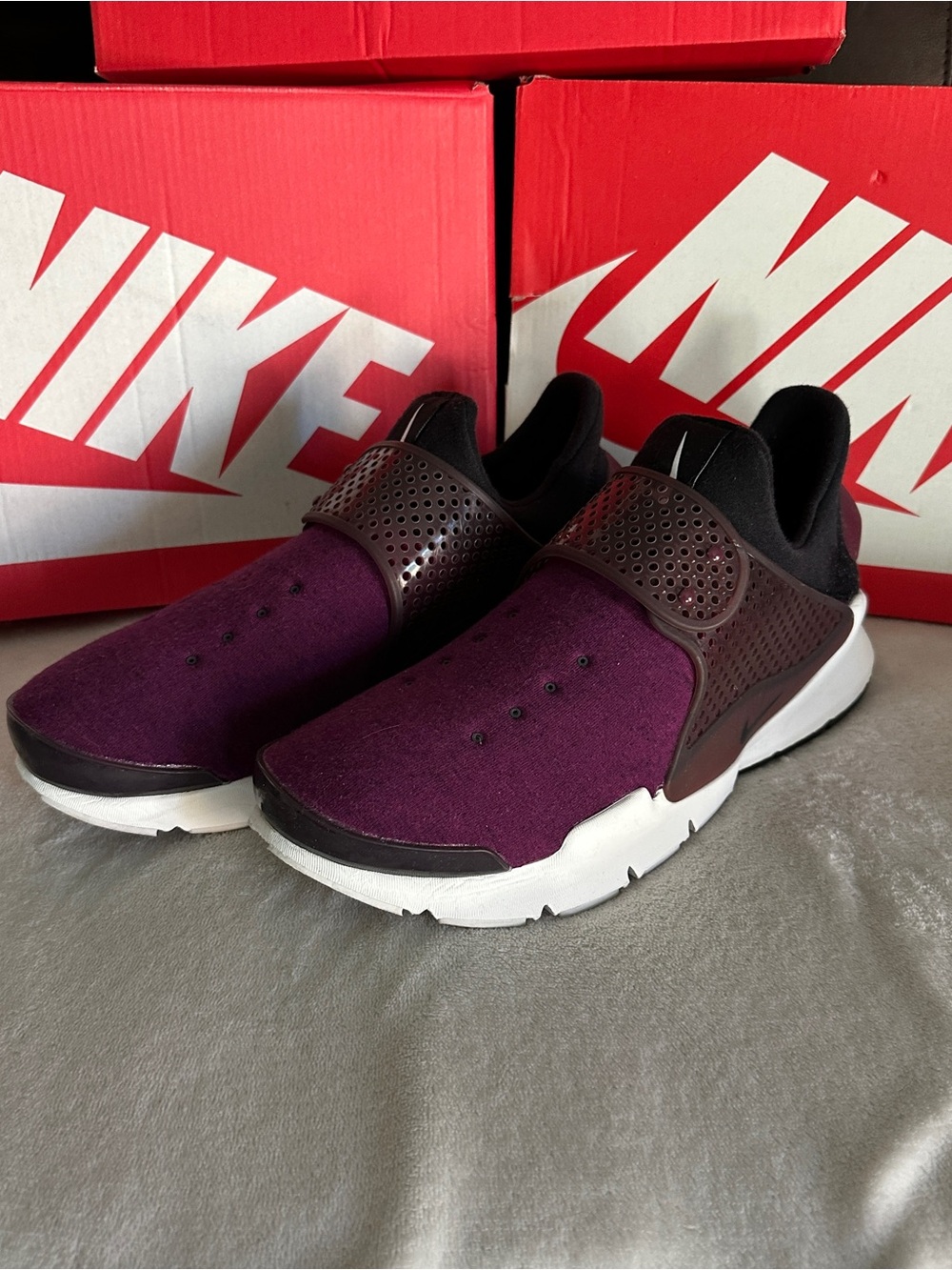 Nike Sock Dart PRM Tech Fleece 'Mulberry’ (2015) Size 10